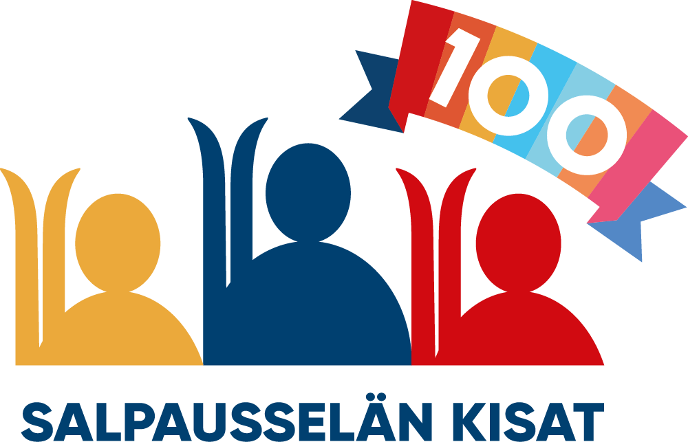 Salpausselän Kisat 100v juhlalogo