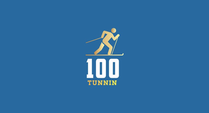 100 tunnin hiihto -logo